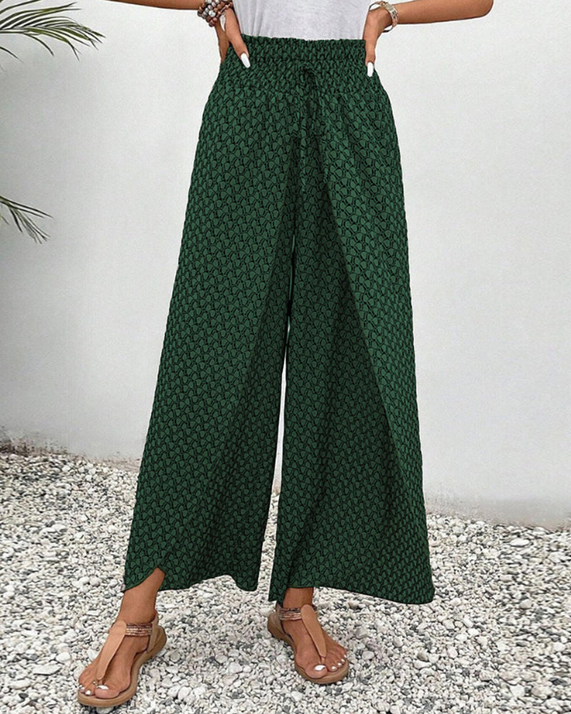 Sommerfeld | Lisette Geometrisch Gemusterte Weitbeinige Hose