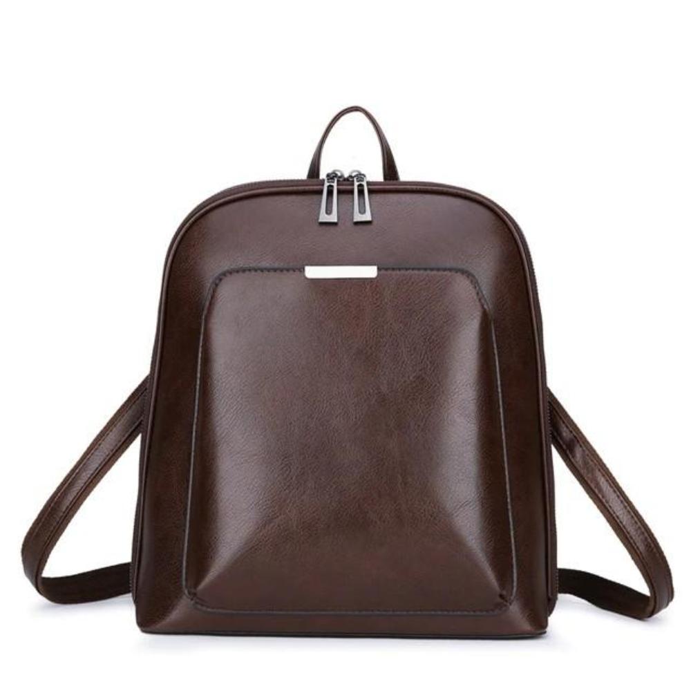 Eleganter Rucksack mit Doppelreißverschluss – Zeitloses Design