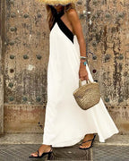 Salve™ - Elegantes Kleid mit Kontrastakzenten