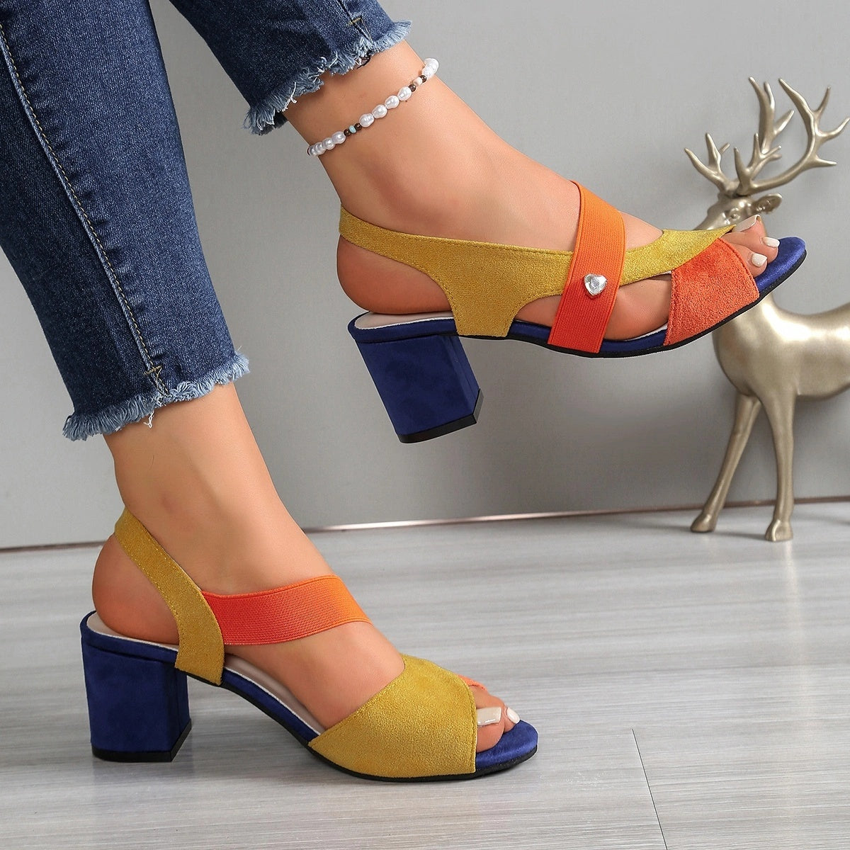 Sommerfeld™ | Komfortable High Heels mit Kreuzriemen