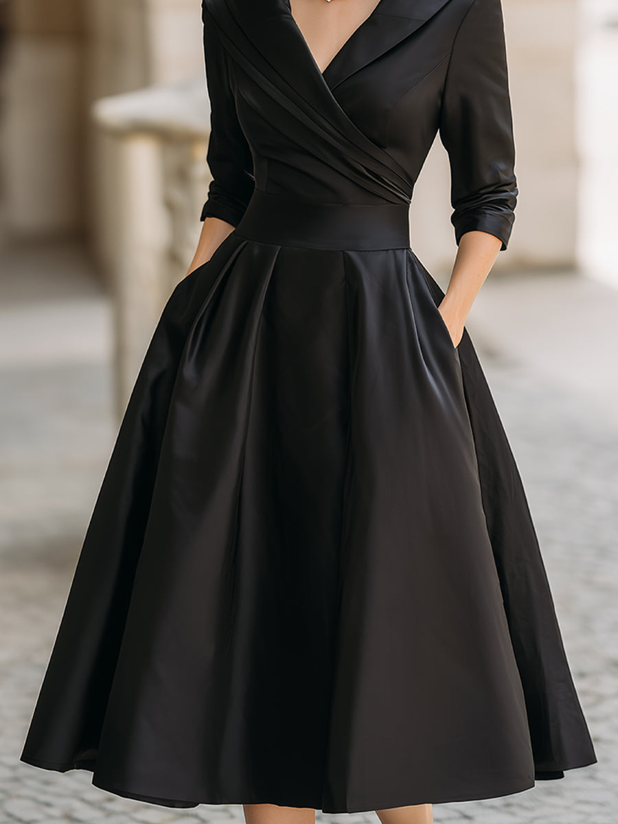 Lea™ - Stilvolles Midikleid mit feiner Eleganz