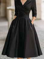 Lea™ - Stilvolles Midikleid mit feiner Eleganz