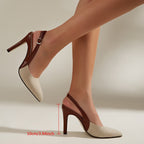Sommerfeld™ | Kontrastierende Slingback-Heels