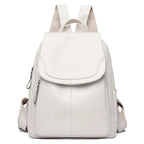 Eda | Leder-Rucksack mit Sicherheitsfunktion