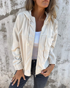 Sommerfeld | Kapuzen-Cordjacke mit Zip