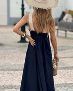 Salve™ - Elegantes Kleid mit Kontrastakzenten