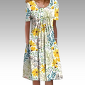 Ziva™ – Elegantes Kleid mit floralem Muster und Bauchbedeckung