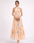 Savenora | Halter Neck Maxi Dress