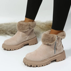 Sommerfeld™ | Gefütterte Winterstiefel mit seitlichem Zipper