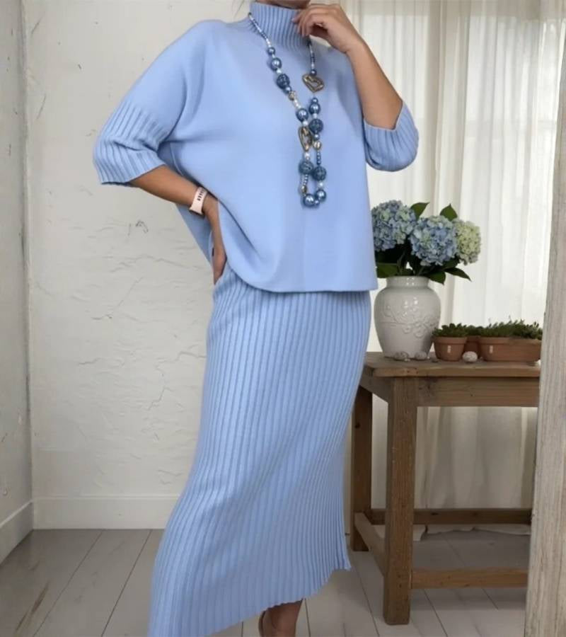 Marlene™ - Strick-Set mit Rippstrickrock