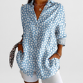Hilda | Elegante Vintage-Bluse mit floralem Muster