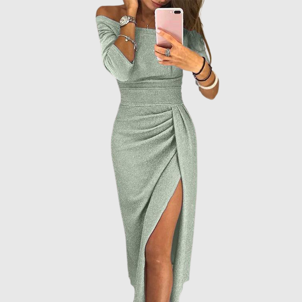 Ely™ - Elegantes Maxikleid mit Neckholder und Fließender Silhouette