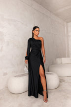 Dorie™ - Asymmetrisches Kleid mit Langen Schlitzen