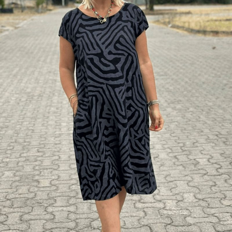 Alie™ - Rundhals-Sommerkleid für einen stilvollen Auftritt