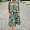 Alie™ - Rundhals-Sommerkleid für einen stilvollen Auftritt