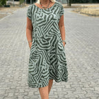 Alie™ - Rundhals-Sommerkleid für einen stilvollen Auftritt