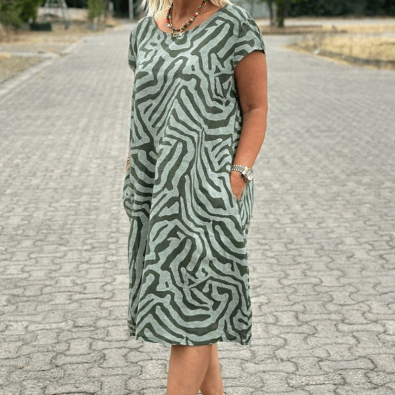 Alie™ - Rundhals-Sommerkleid für einen stilvollen Auftritt