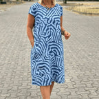 Alie™ - Rundhals-Sommerkleid für einen stilvollen Auftritt