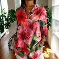Irene | Elegante Blumenmuster-Bluse