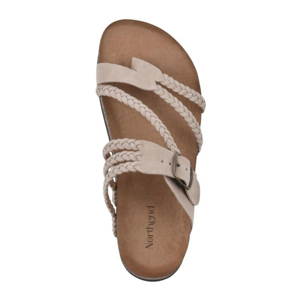 Savenora I Geflochtene Kork-Sandalen