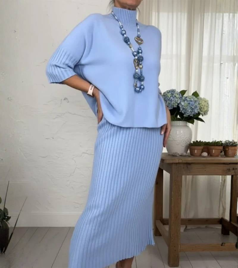 Marlene™ - Strick-Set mit Rippstrickrock