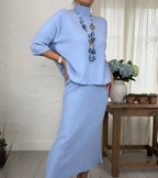 Marlene™ - Strick-Set mit Rippstrickrock