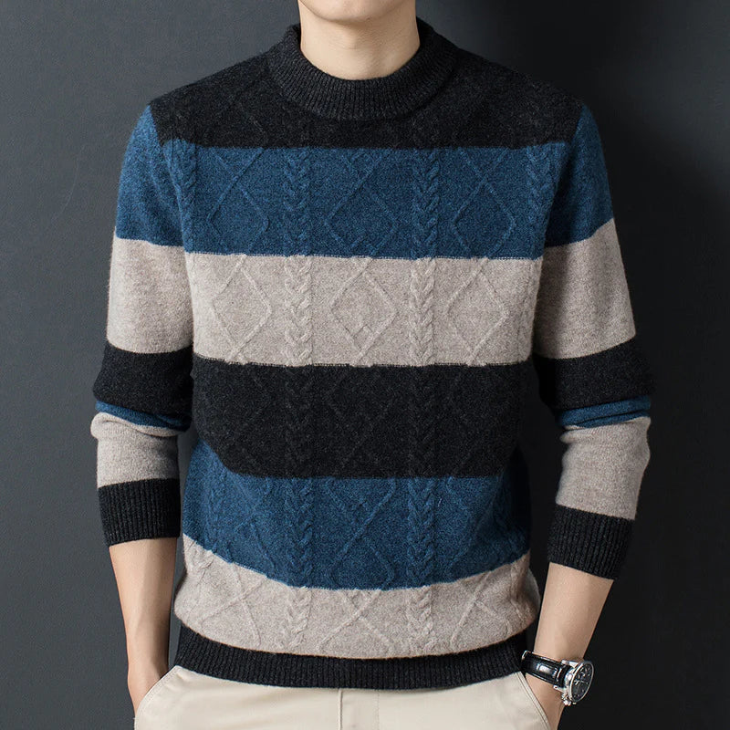 Sommerfeld™ | Stilvoller Jacquard-Pullover für gemütliche Wärme an kühlen Tagen