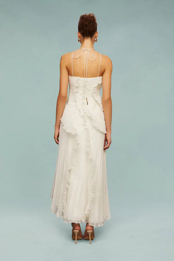 LIYANA | Ruffled Spiral Dress