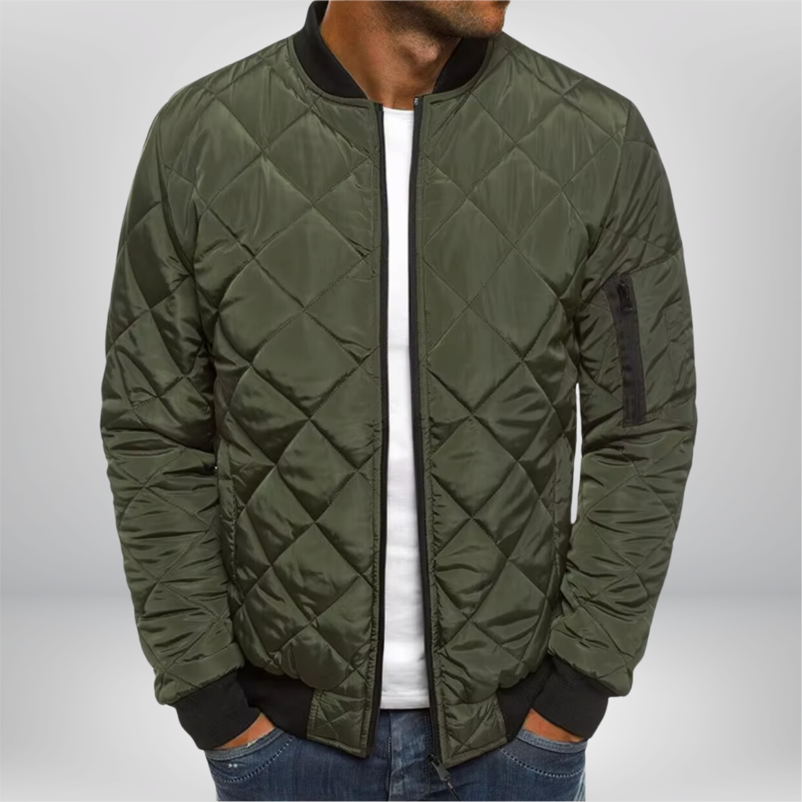 William™ - Premium Quilted Bomber Jacket