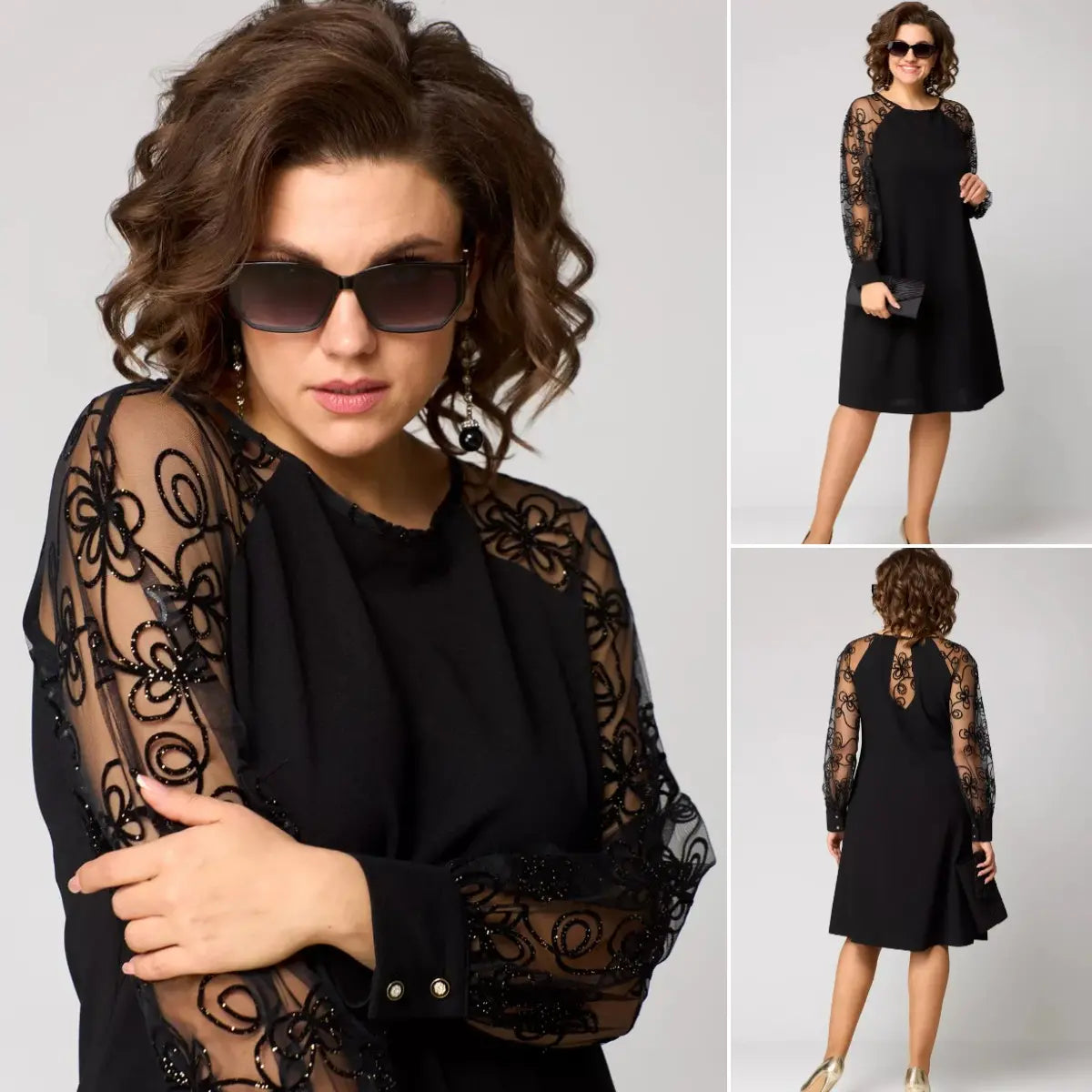Almira™ - Stilvolles Midi-Kleid für Besondere Anlässe
