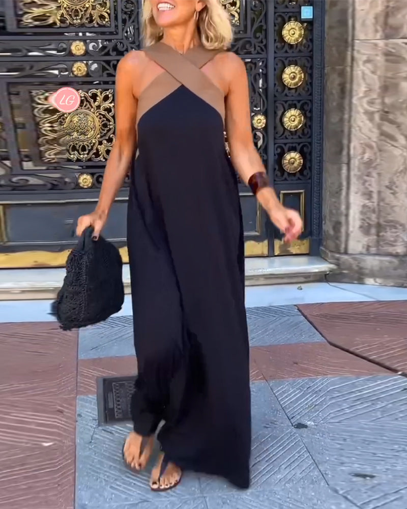 Salve™ - Elegantes Kleid mit Kontrastakzenten