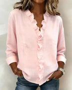 Beatrice | Elegante Bluse mit V-Ausschnitt