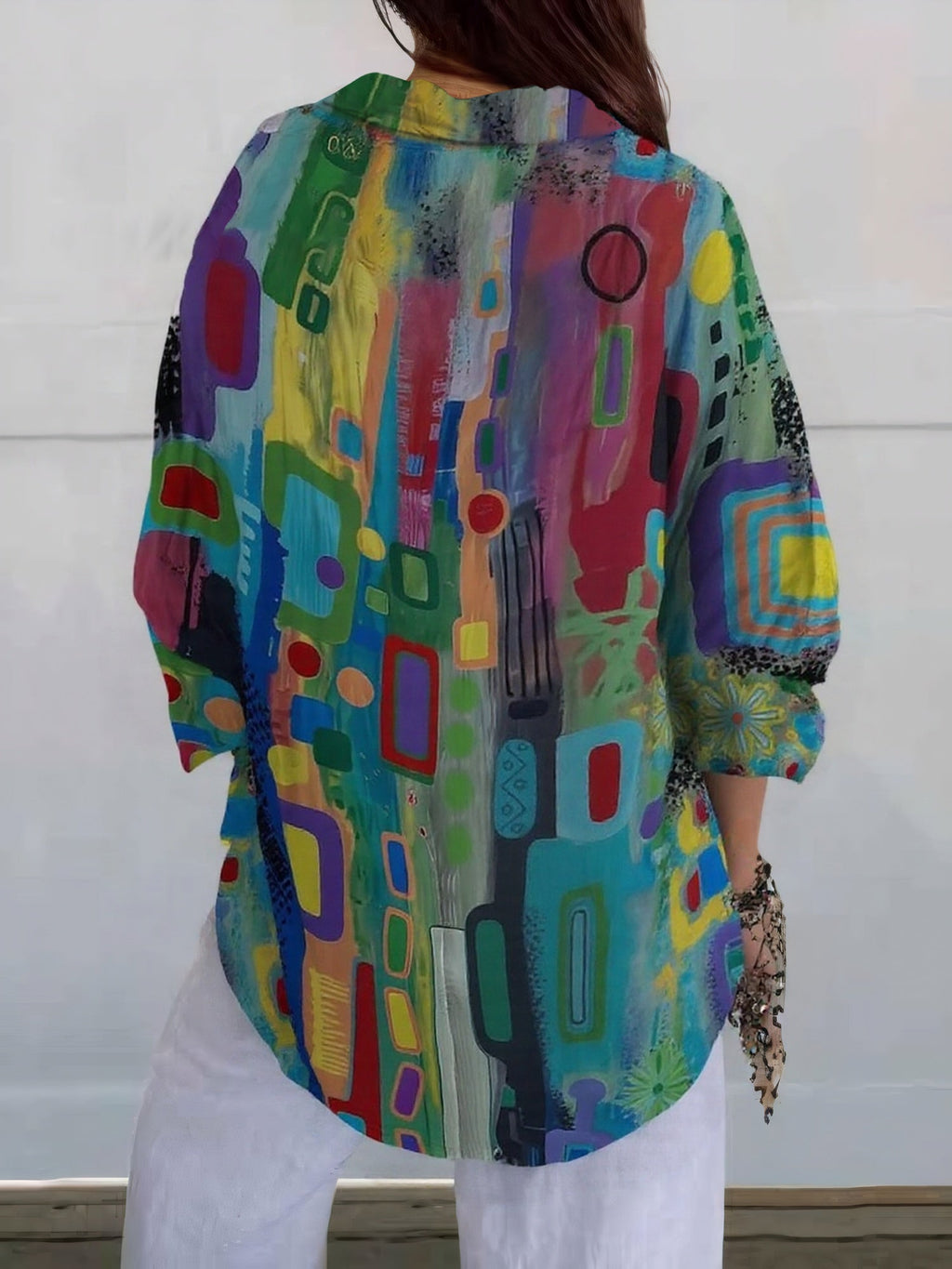Elin | Auffälliges Geometrisches Shirt