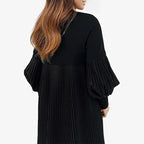 Avelyn™ - Elegantes Plisseekleid mit modischen Laternenärmeln für Damen