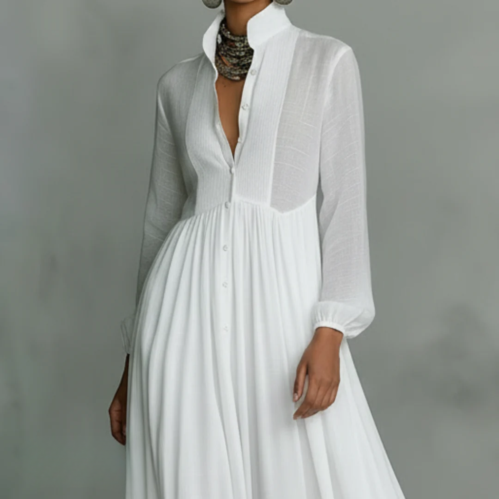 Gail™ - Stilvolles Minimalistisches Maxikleid