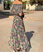 Lady™ - Elegantes Maxikleid mit V-Ausschnitt für besondere Anlässe