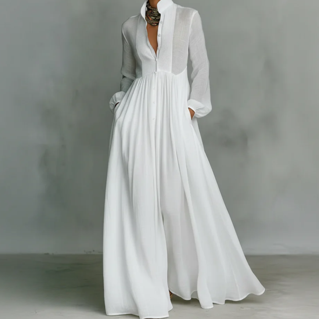 Gail™ - Stilvolles Minimalistisches Maxikleid