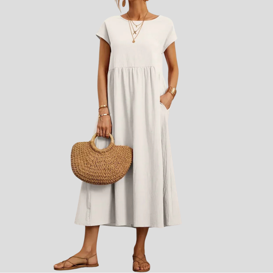 Anna™ – Stilvolles und Bequemes Midikleid
