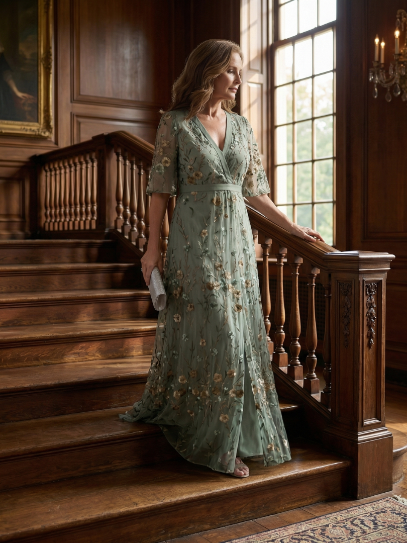 Savenora | Halter Neck Floral Maxi Dress