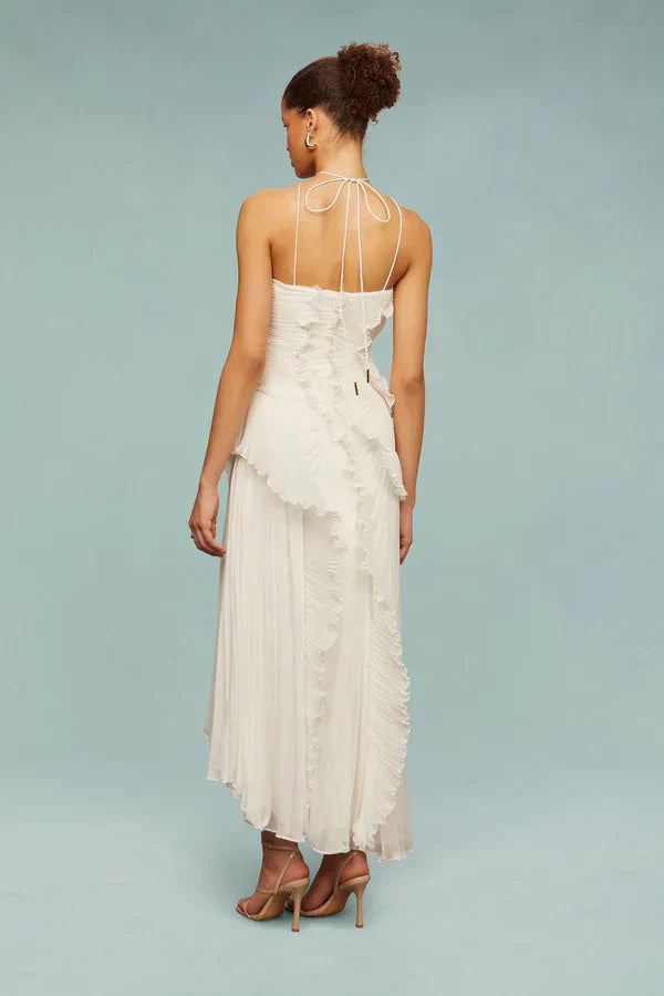 LIYANA | Ruffled Spiral Dress