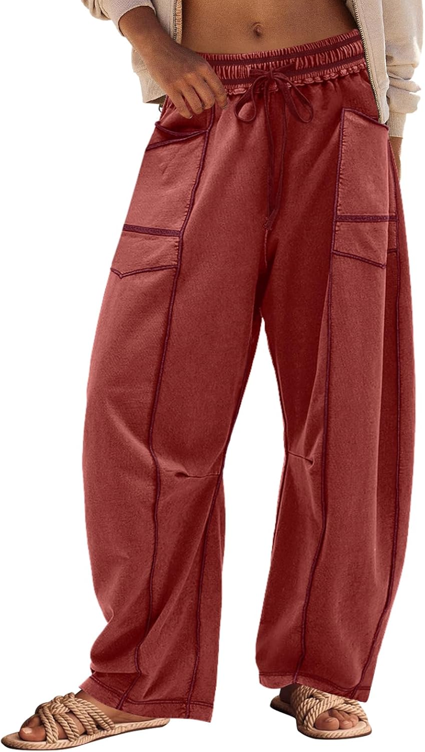 Sommerfeld | Barrel-Pants – Bequeme Loungehose für den Sommer, ideal für jede Gelegenheit