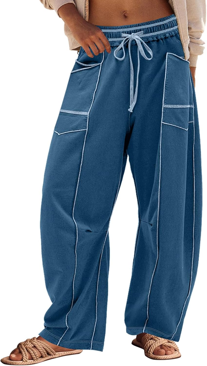 Sommerfeld | Barrel-Pants – Bequeme Loungehose für den Sommer, ideal für jede Gelegenheit
