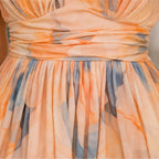 Esther™ | Aquarell-Muster Halterkleid