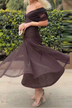 Lady™ - Elegantes Maxikleid mit V-Ausschnitt für besondere Anlässe