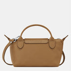 Braune Mini Leder Handtasche
