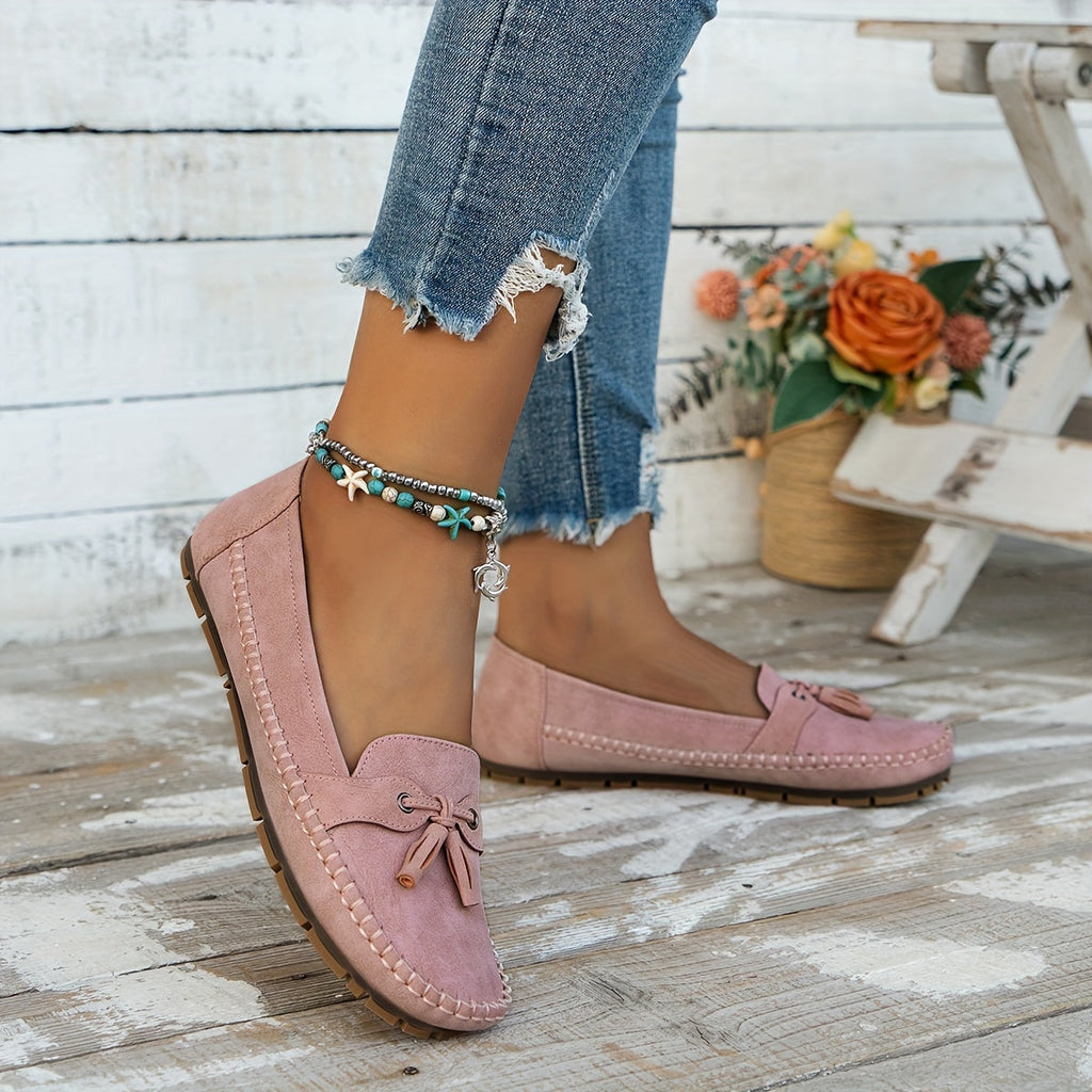 Savenora | Klassische Loafers mit Quastenakzenten