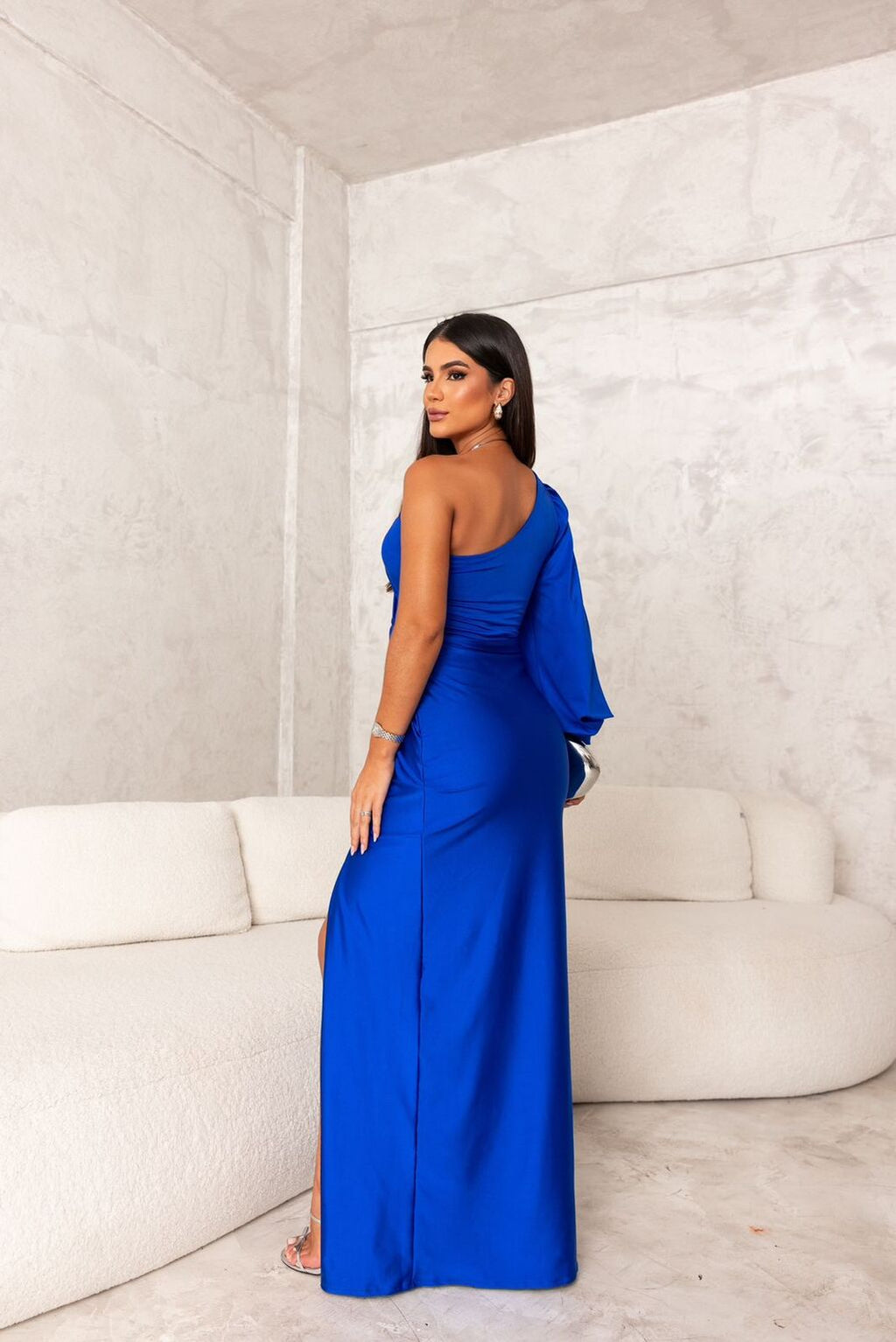 Dorie™ - Asymmetrisches Kleid mit Langen Schlitzen