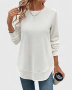 Arvenne | Elegantes Top mit seitlichem Schlitzdesign