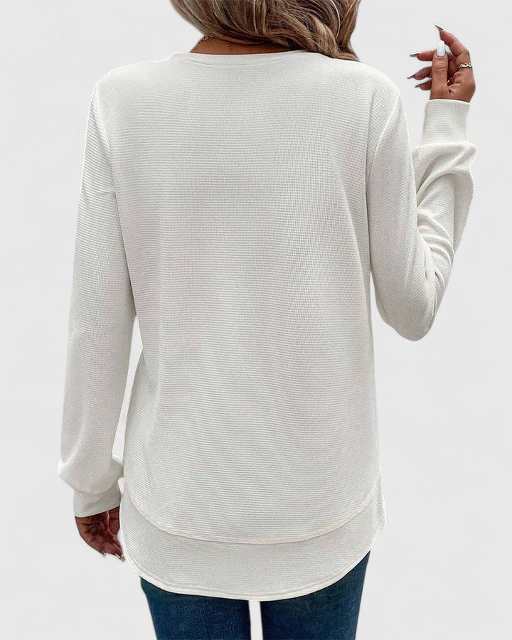 Arvenne | Elegantes Top mit seitlichem Schlitzdesign