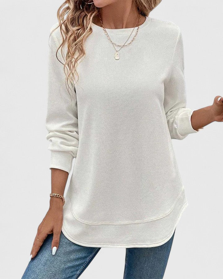 Arvenne | Elegantes Top mit seitlichem Schlitzdesign